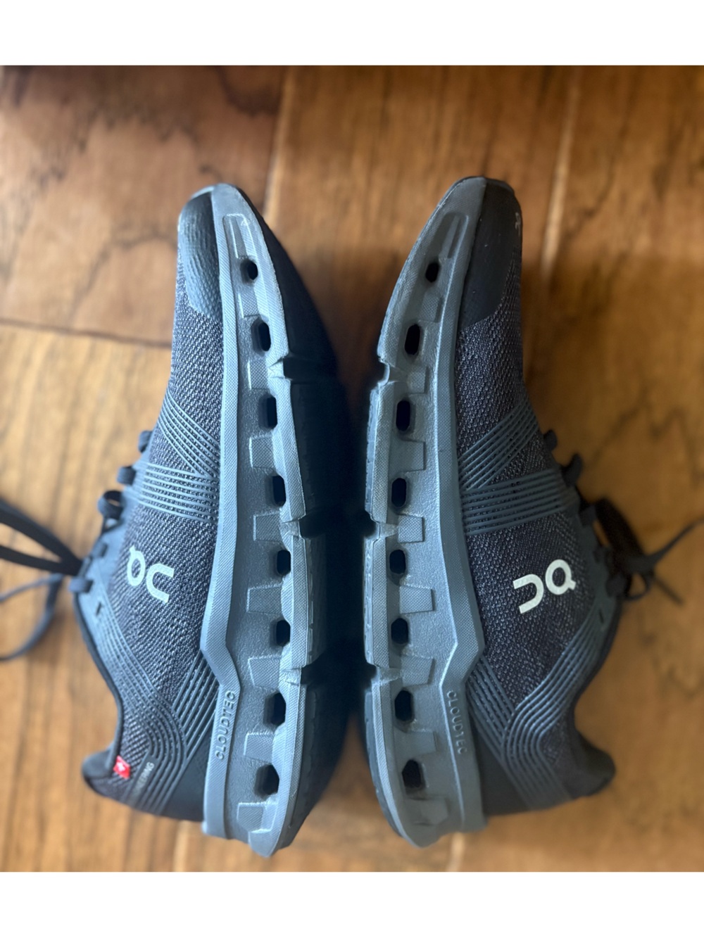 ON Running Cloudgo Shoes Black Eclipse Size 7 - Picture 7 of 9